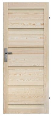 Skrzydło pełne Genewa 60 prawe sosna surowa