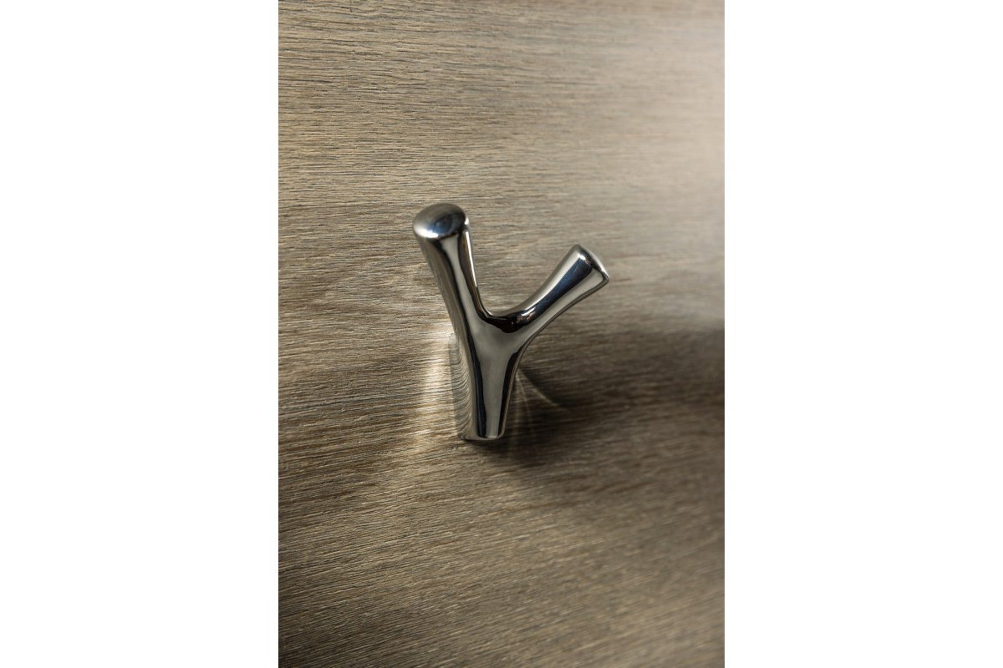 Wieszak podwójny chrom  0