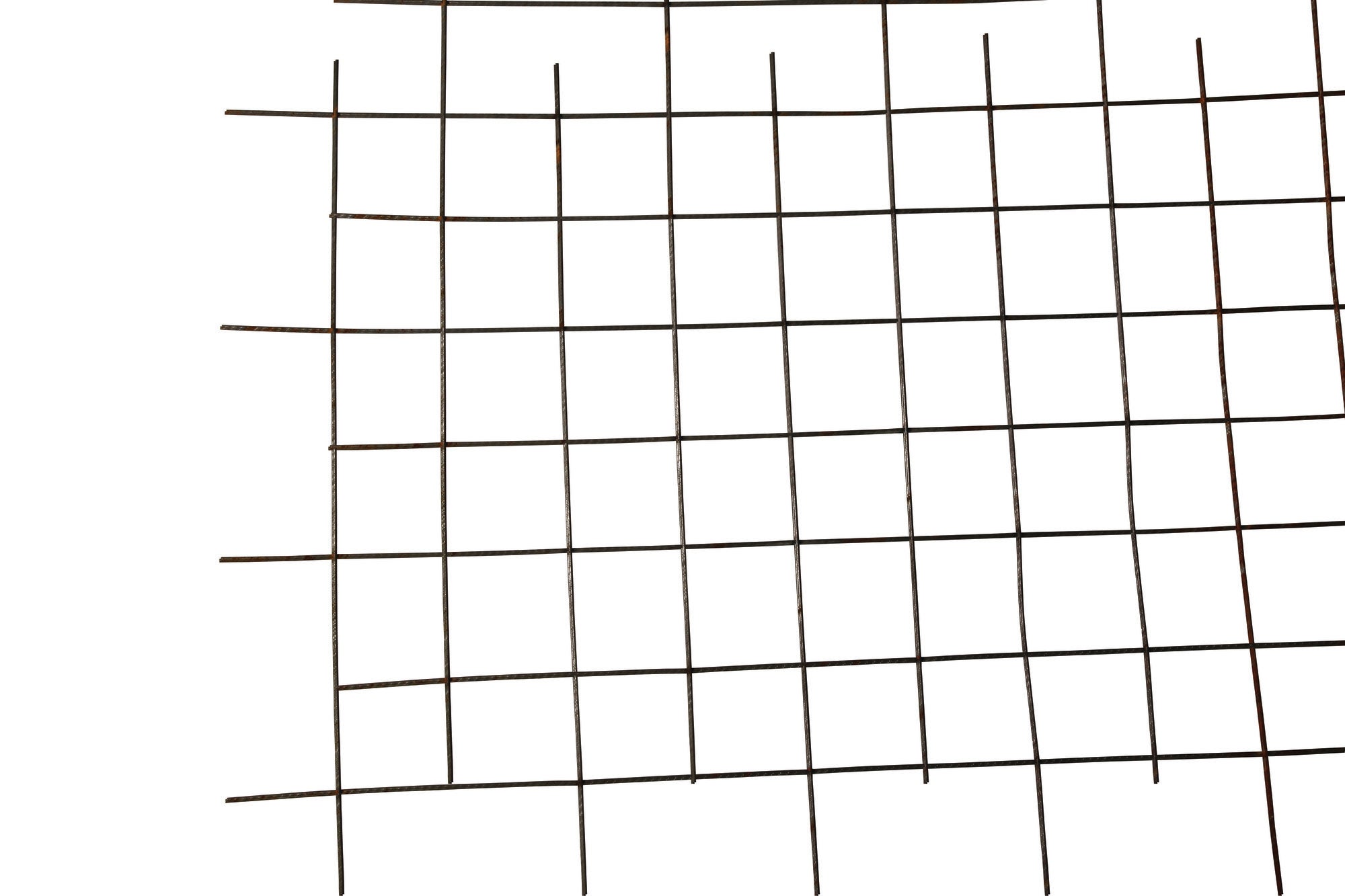 Siatka zgrzewalna 1x2 m, fi 2.0 mm, oczko 15x15 cm 0