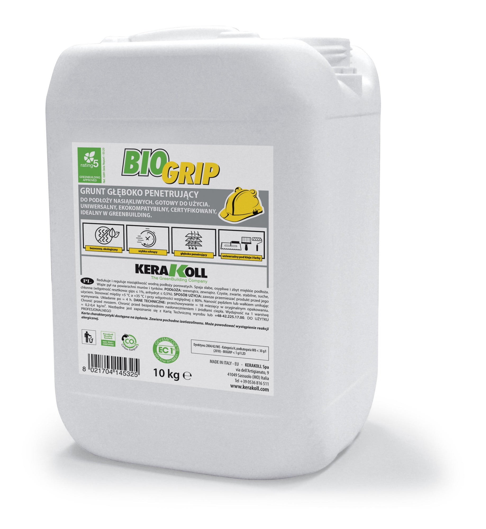 Kerakoll grunt głęboko penetrujący 10kg 0