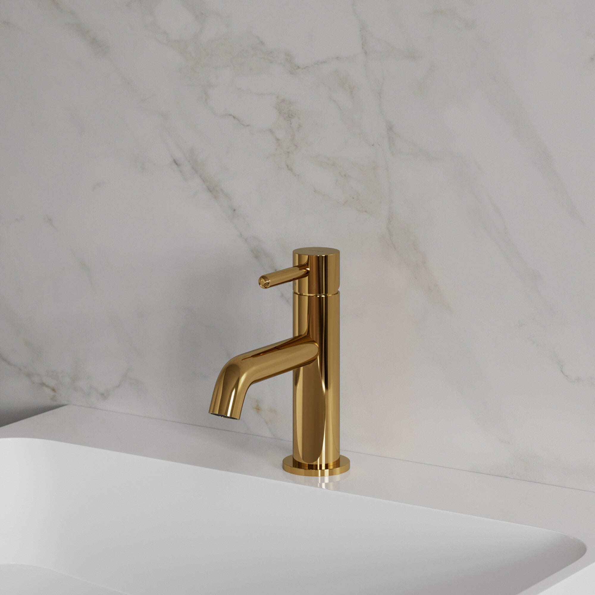 Bateria umywalkowa Omnires Y złota błyszcząca 1