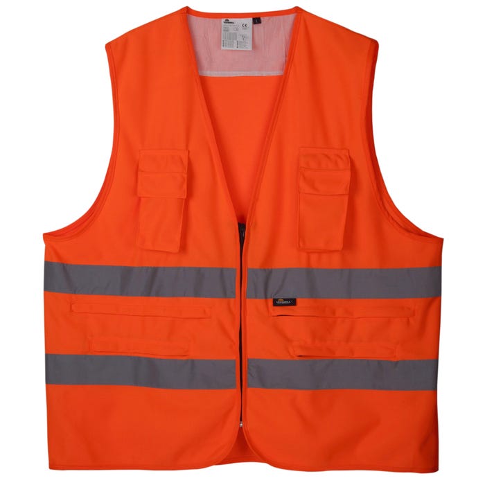 Kamizelka ostrzegawcza pomarańczowa Vizwell, rozm. 3XL