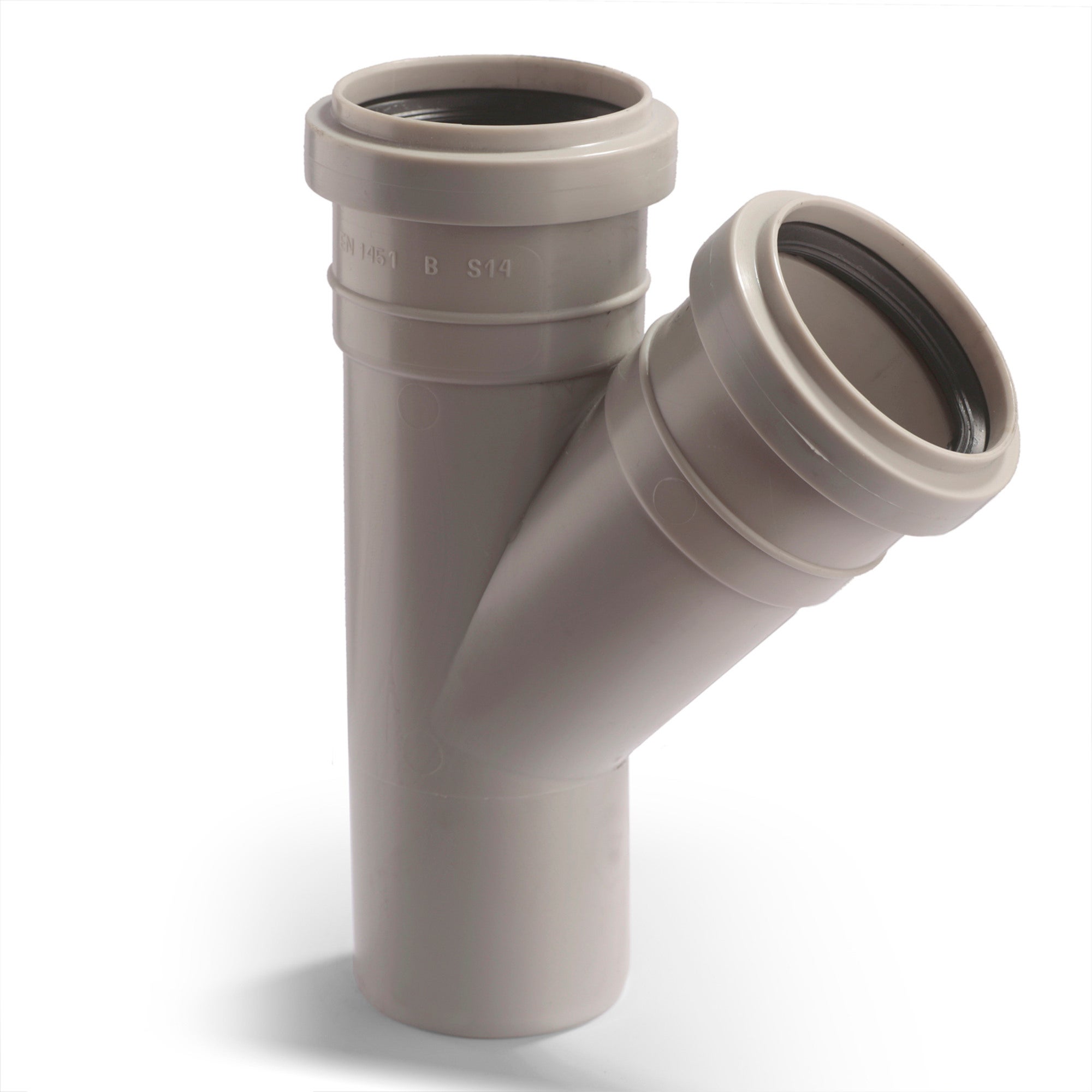 Trójnik kanalizacyjny 45° 50 mm 1