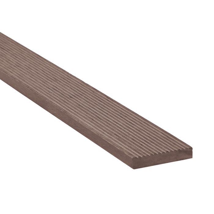Listwa kompozytowa płaska Modern, ciemny brąz, 10x55x2400 mm