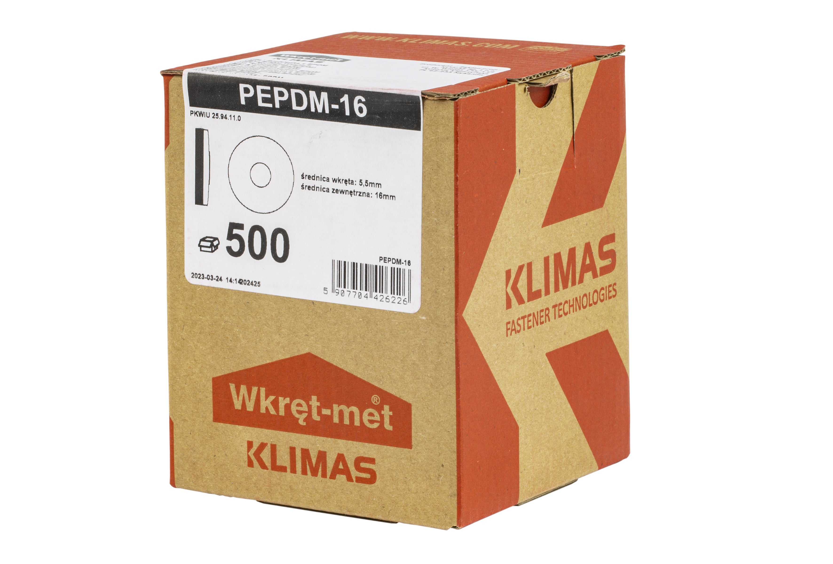 Podkładka do wkrętów samowiercących EPDM16 (waga) 1