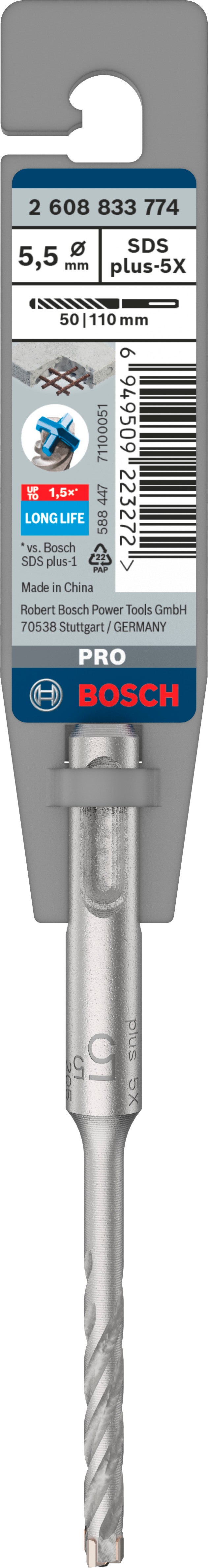 Wiertło SDS-Plus-5X 5,5x50x110 mm BOSCH 1