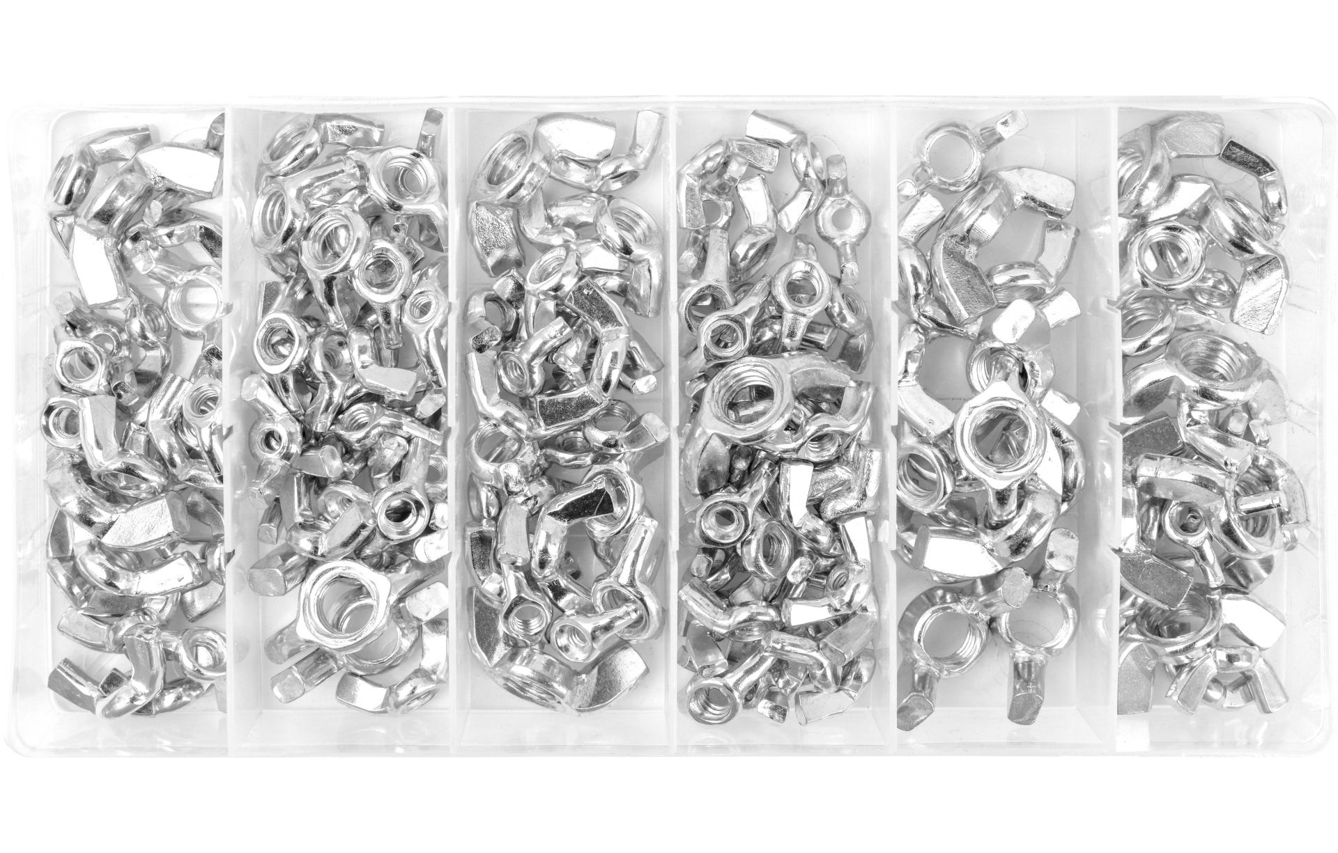 Zestaw nakrętek metrycznych motylkowych (150 szt.) 2