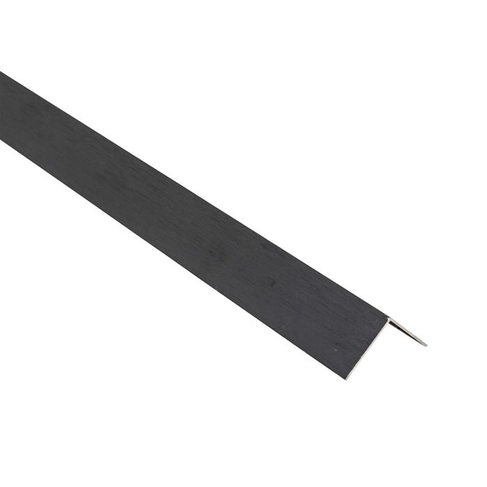 Kątownik aluminiowy czarny szczotkowany 25x25x1mm 2.5m