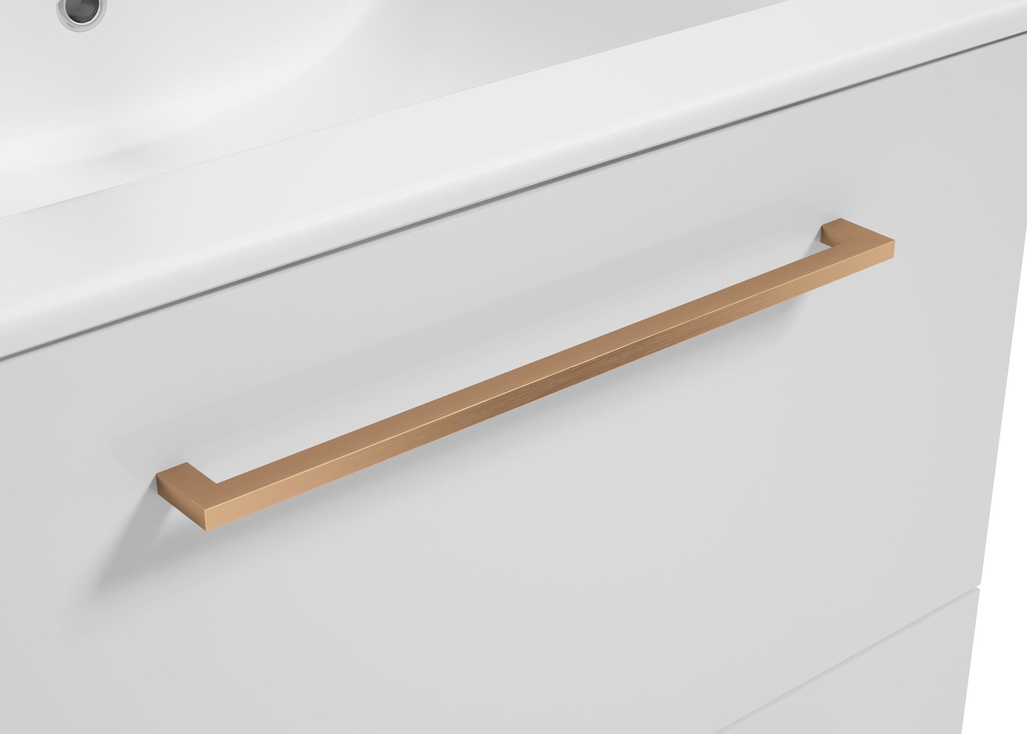 Uchwyt dwupunktowy Latte Metal złoty 