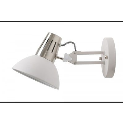 Oprawa ścienna ARTEMIA 1x E27, biały, średnica 16,5cm, materiał metal