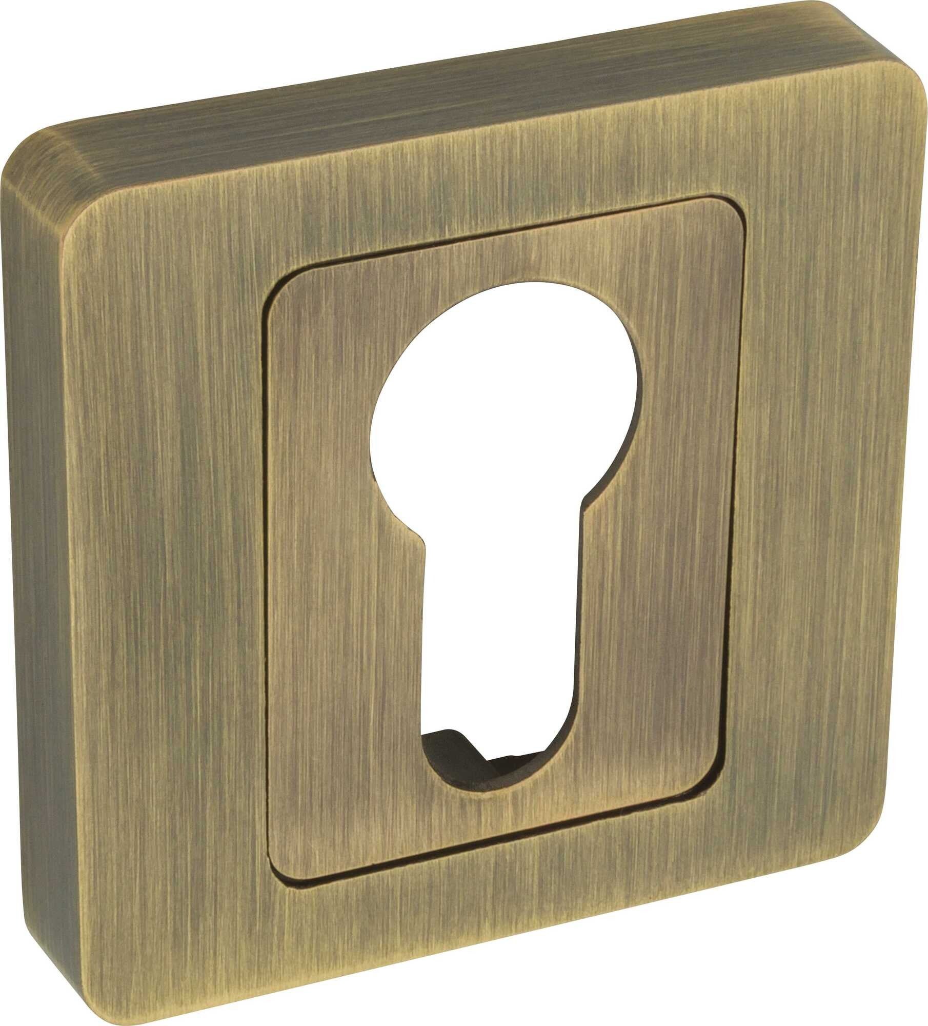 Szyld do klamki QZ-540 na wkładkę patyna