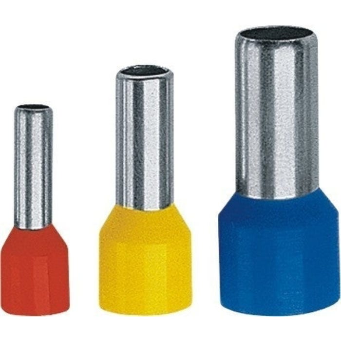 Końcówka tulejkowa izolowana 4mm2 25szt