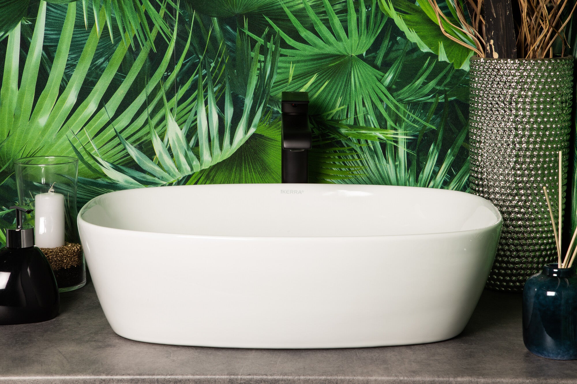 Umywalka nablatowa Kerra KR-640 3