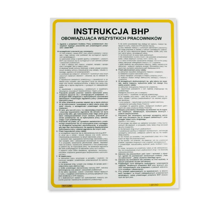Instrukcja BHP