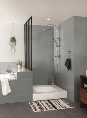 Farba do łazienki V33 szary popiel 2l 1