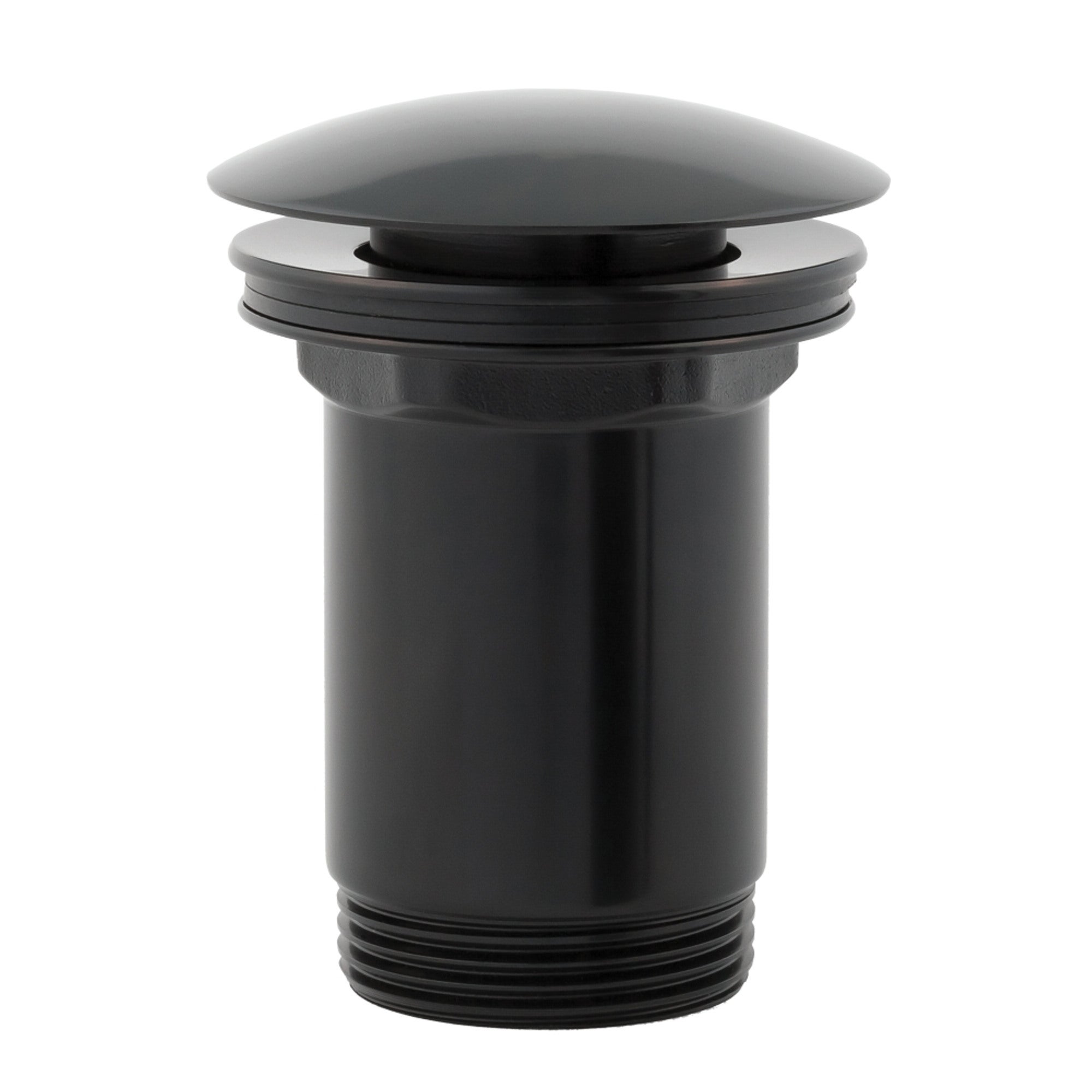 Korek klik-klak umywalkowy okrągły czarny Omnires