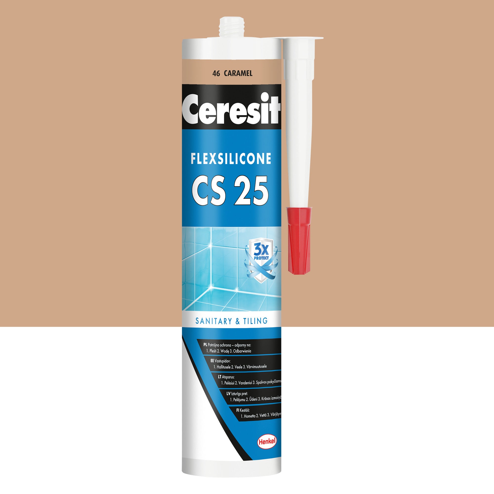 Silikon sanitarny CS25 46 carmel 280 ml 0