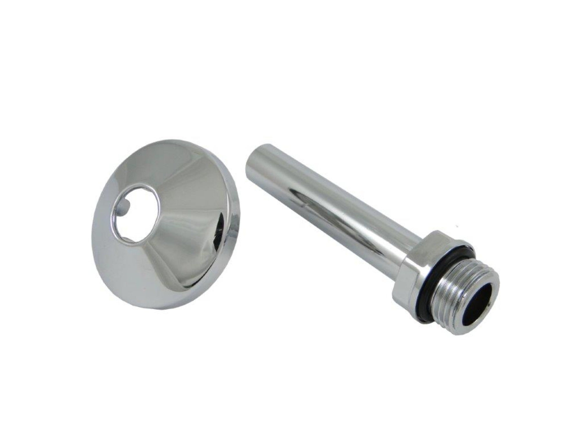 Rurka podłączeniowa z rozetą 15x1 G1/2", dł. 110 mm, chrom