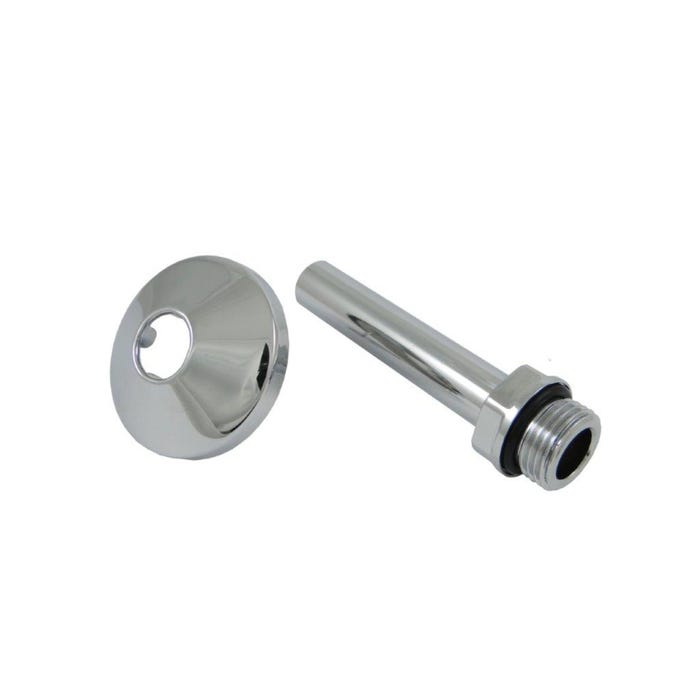 Rurka podłączeniowa z rozetą 15x1 G1/2", dł. 110 mm, chrom