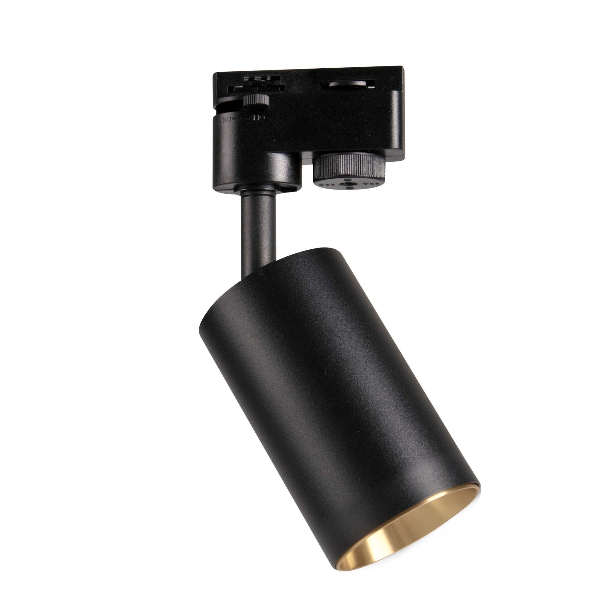 1-fazowa oprawa na szynoprzewód Maribel 1xGU10, czarna/złota