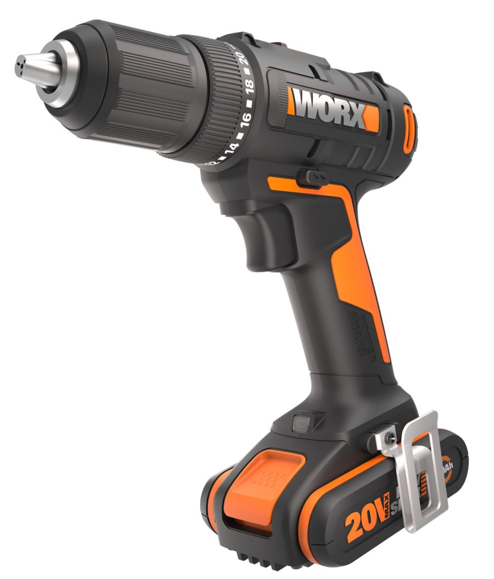 Wiertarko-wkrętarka 20V WX108 Worx / 2 x 2,0Ah 0