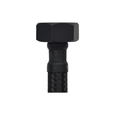 Wężyk przyłączeniowy GW/GW 1/2x1/2", dł. 60 cm, czarny 3