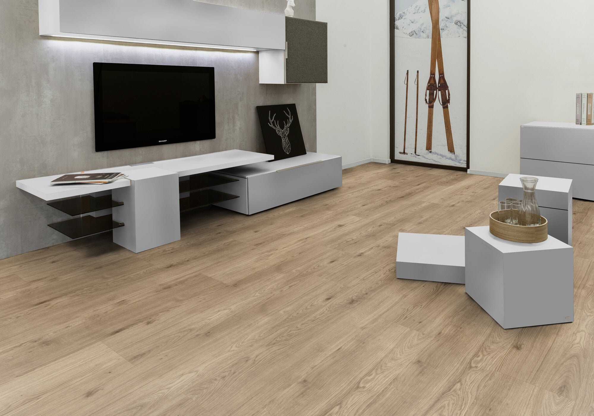 Panel podłogowy Dąb Riva AC5 8mm 4V op. 2,402m2 2