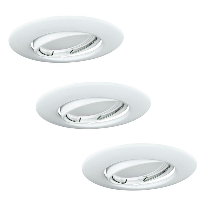 3x Oczko podtynkowe ruchome Olin LED GU10 250 lm białe