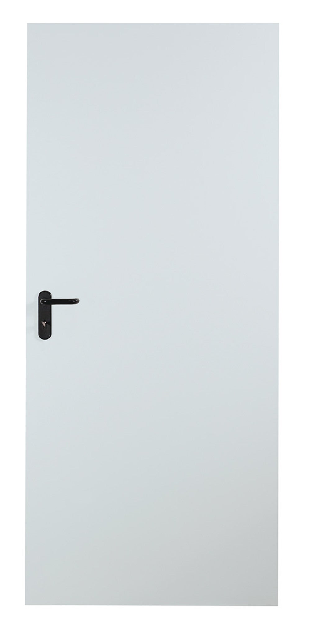 Drzwi techniczne wewnętrzne Zk Iso 80 cm, ocieplone styropianem, RAL 9016 1