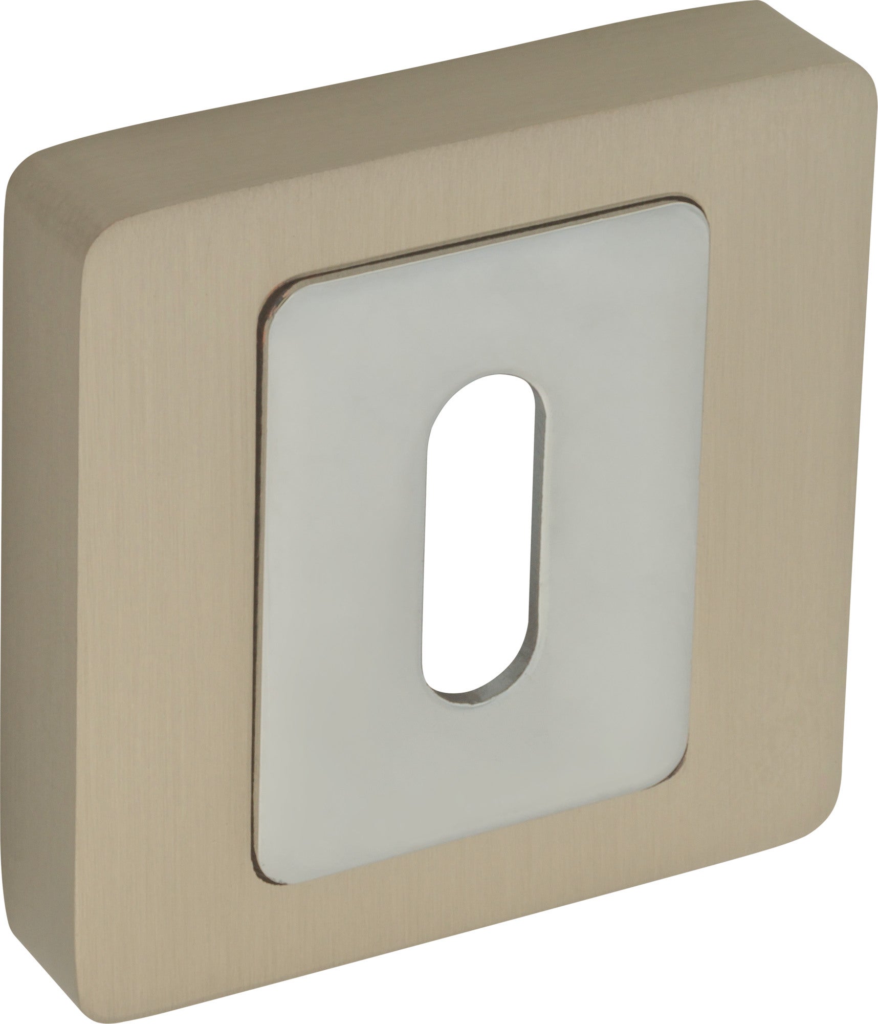 Szyld do klamki QZ-540 na klucz nikiel/chrom 1