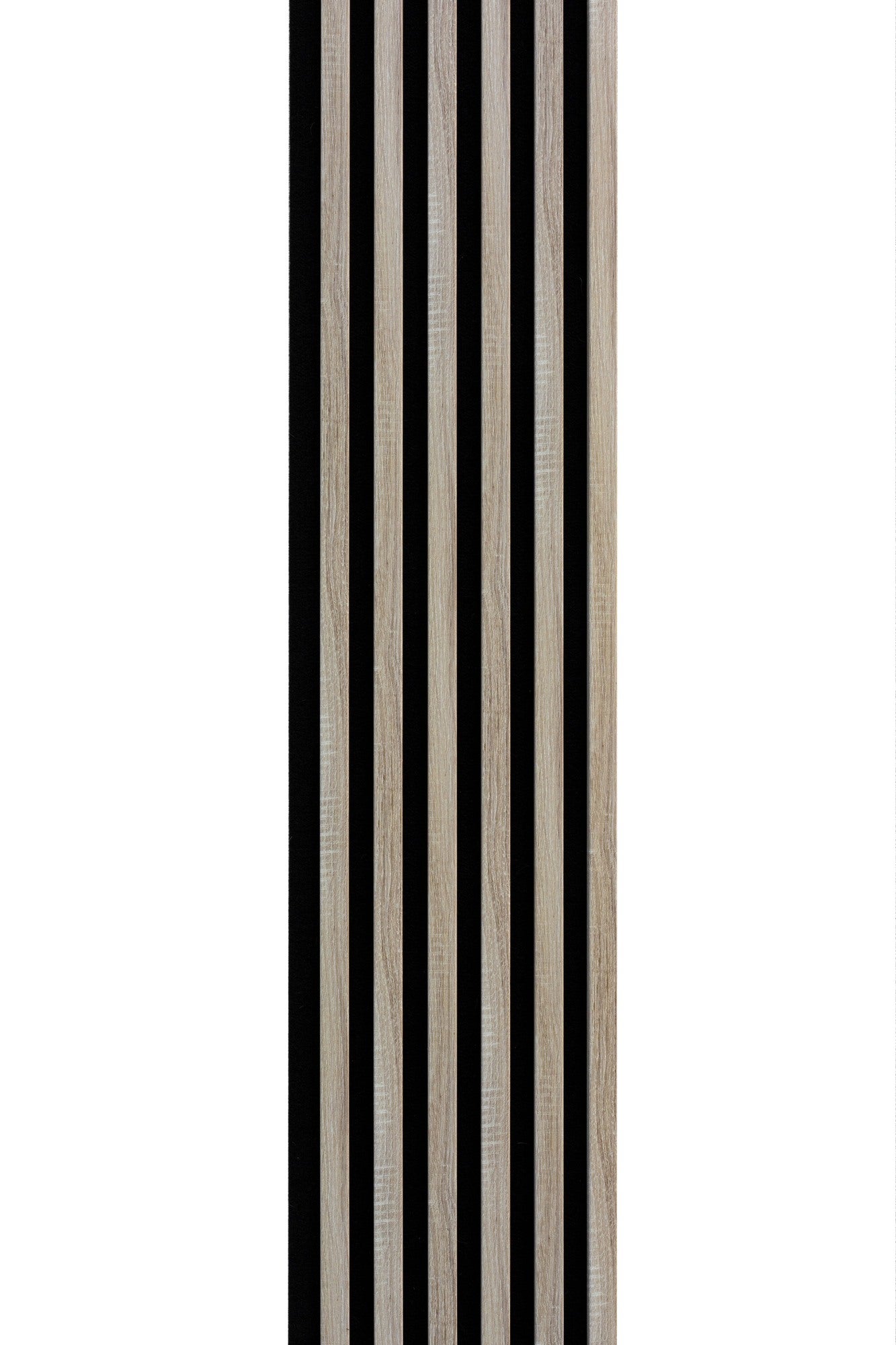 Panel lamelowy na filcowym podkładzie WOODLINE 2700x300 dąb sonoma, tło czarne