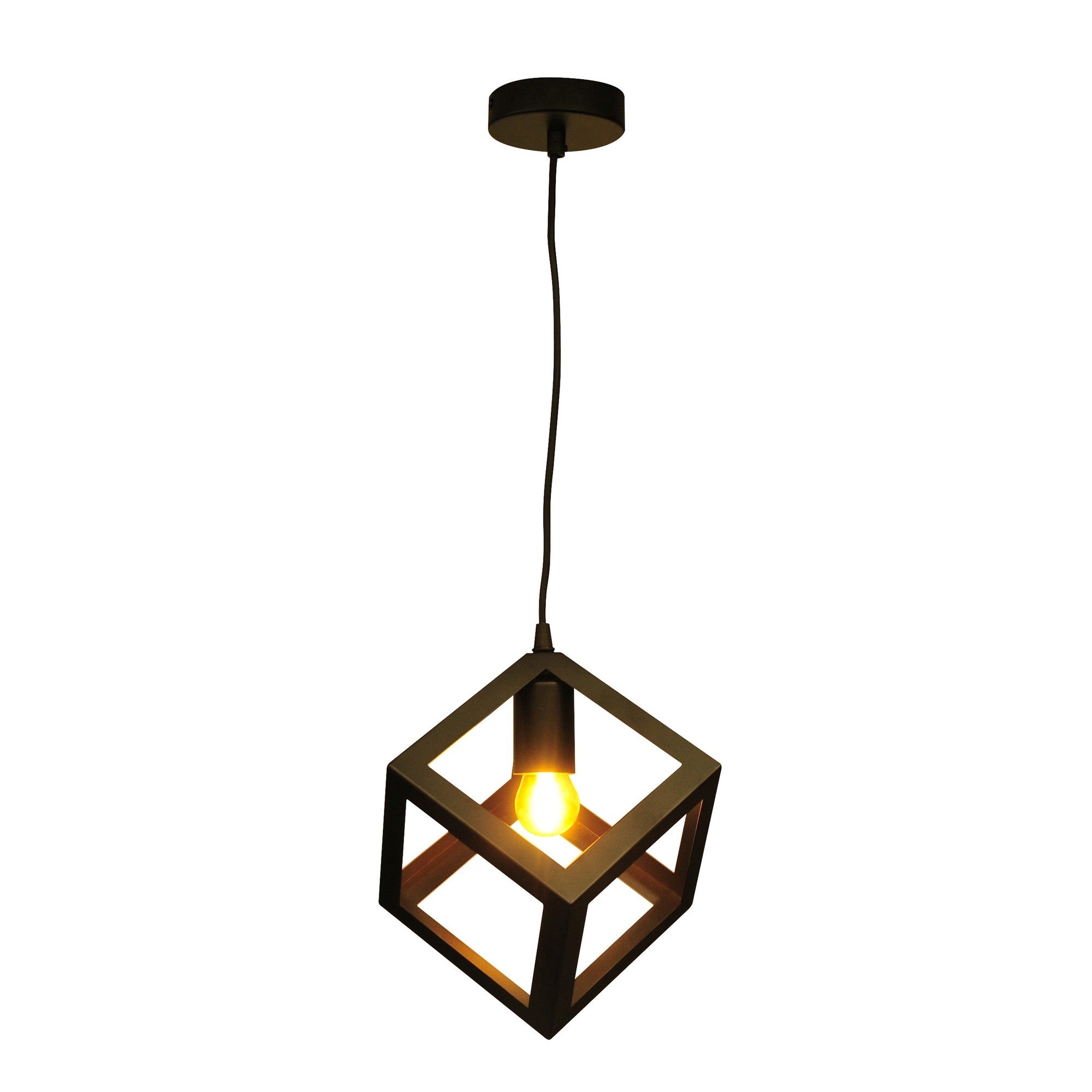 Lampa wisząca Sweden 1xE27 czarna 3