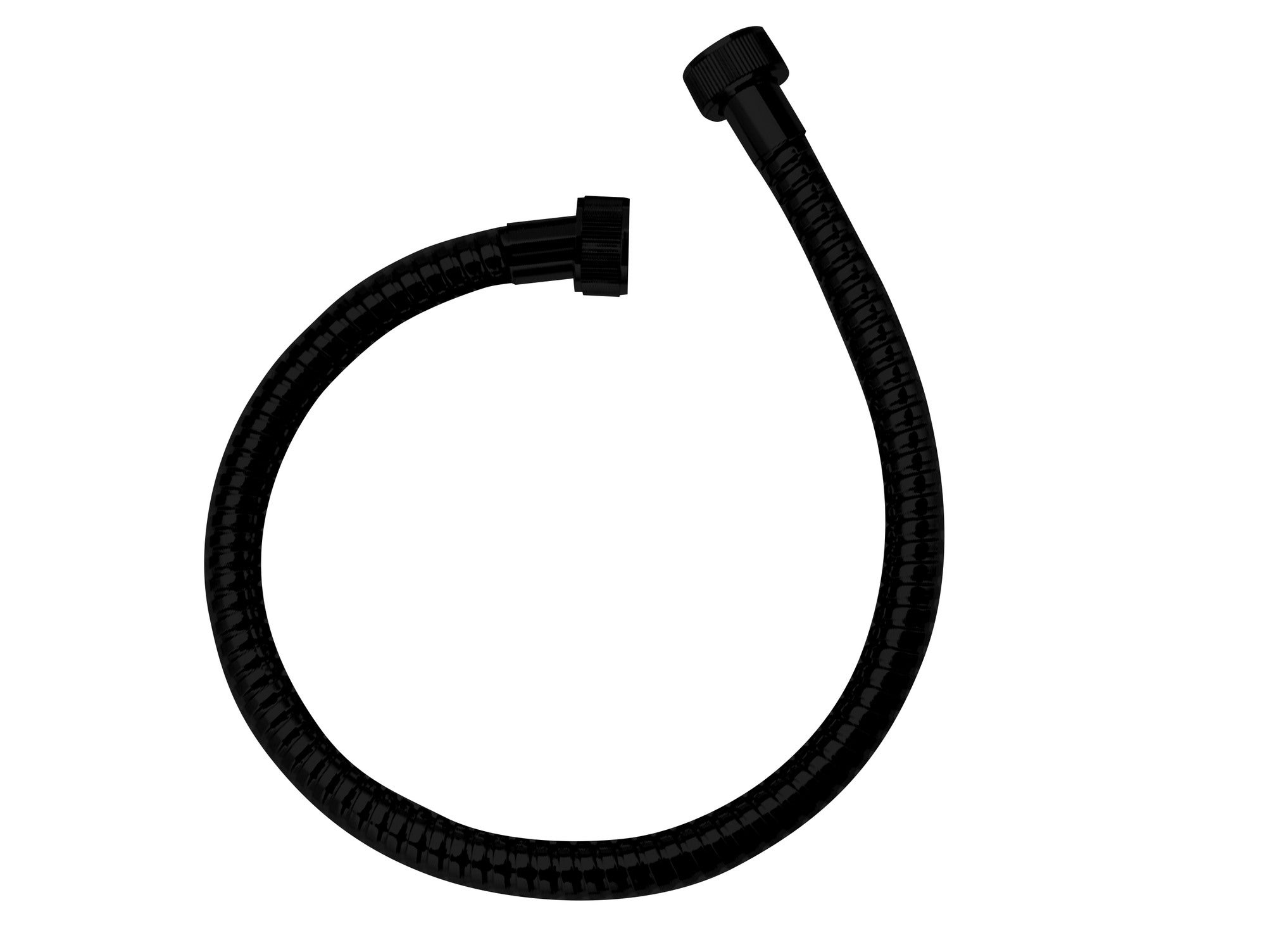 Wąż prysznicowy przyłączeniowy Laveo Arno 70 cm czarny