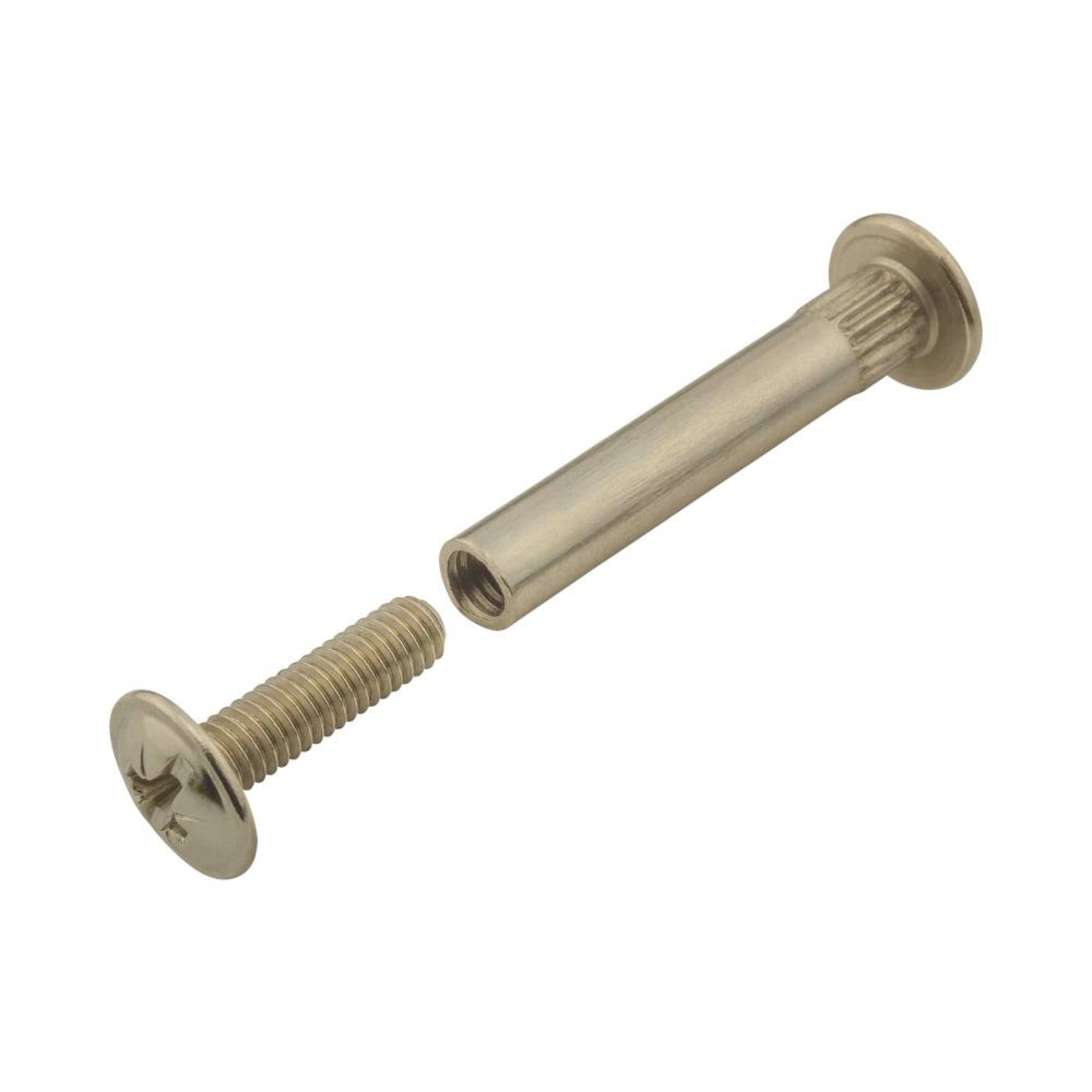 Złącze śrubowe fi 5 mm nikiel (10 szt.)