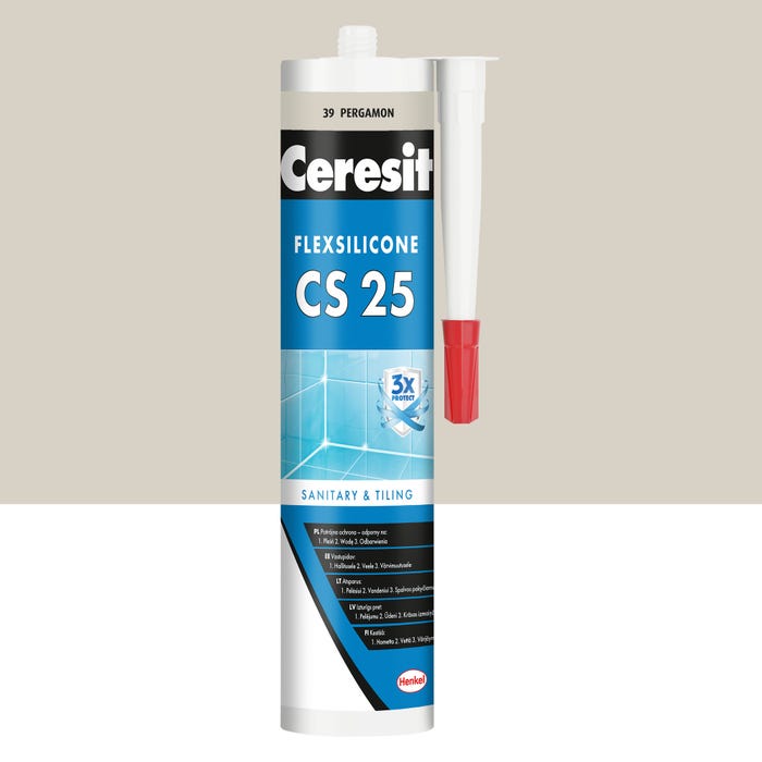 Silikon sanitarny CS25 39 pergamon 280 ml