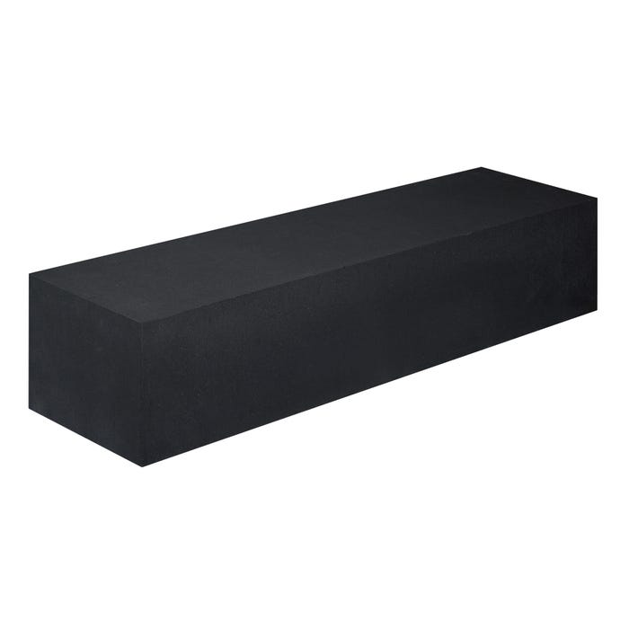 Daszek ogrodzeniowy grafitowy, wym. 50x25x4 cm Certus