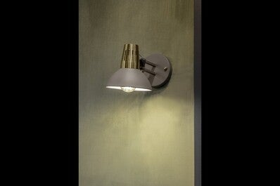 Oprawa ścienna ARTEMIA 1x E27, czarny, średnica 16,5cm, materiał metal 2