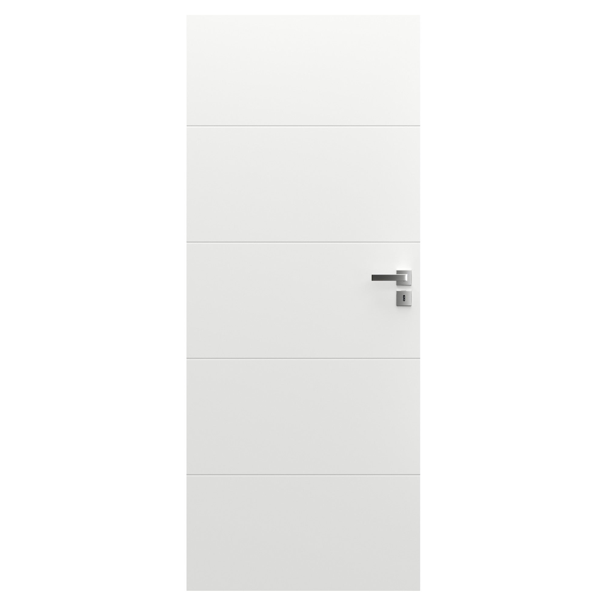 Skrzydło pokojowe Vector E bezprzylgowe 90 lewe białe