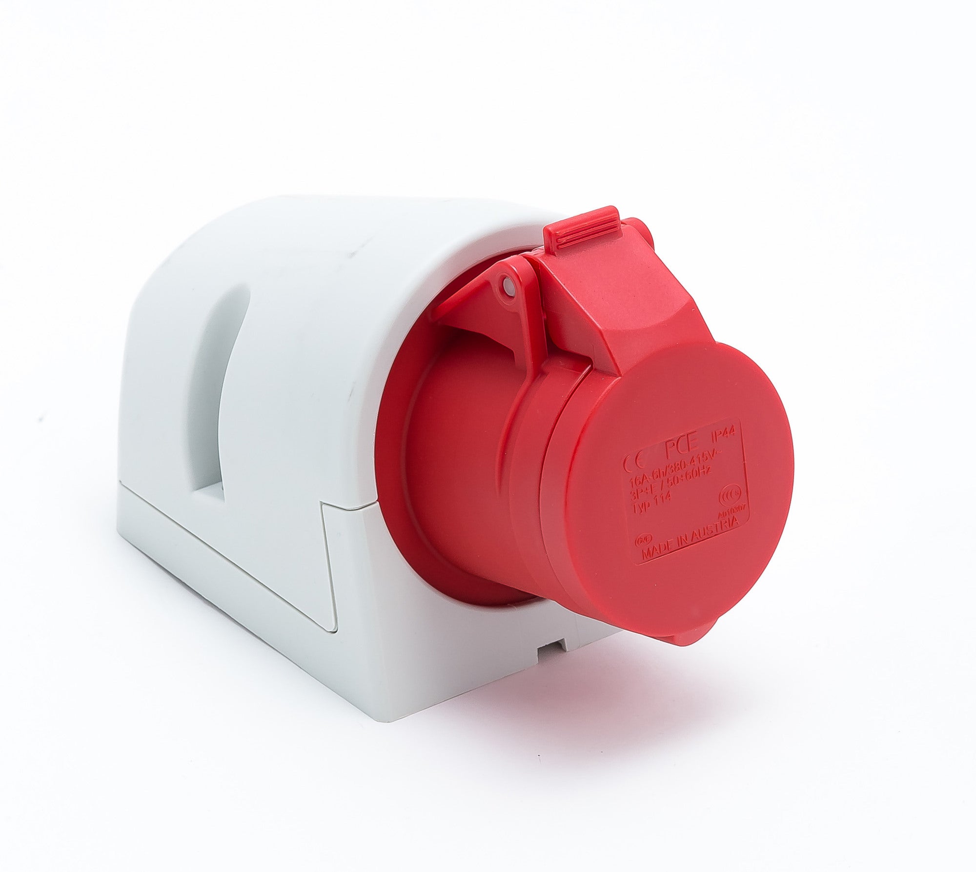 Gniazdo siłowe, stałe 16A 3P+N+Z 400V IP44 PCE 0