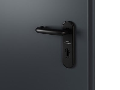 Drzwi techniczne Technical 40 80 cm, uniwersalne, RAL 7016 3