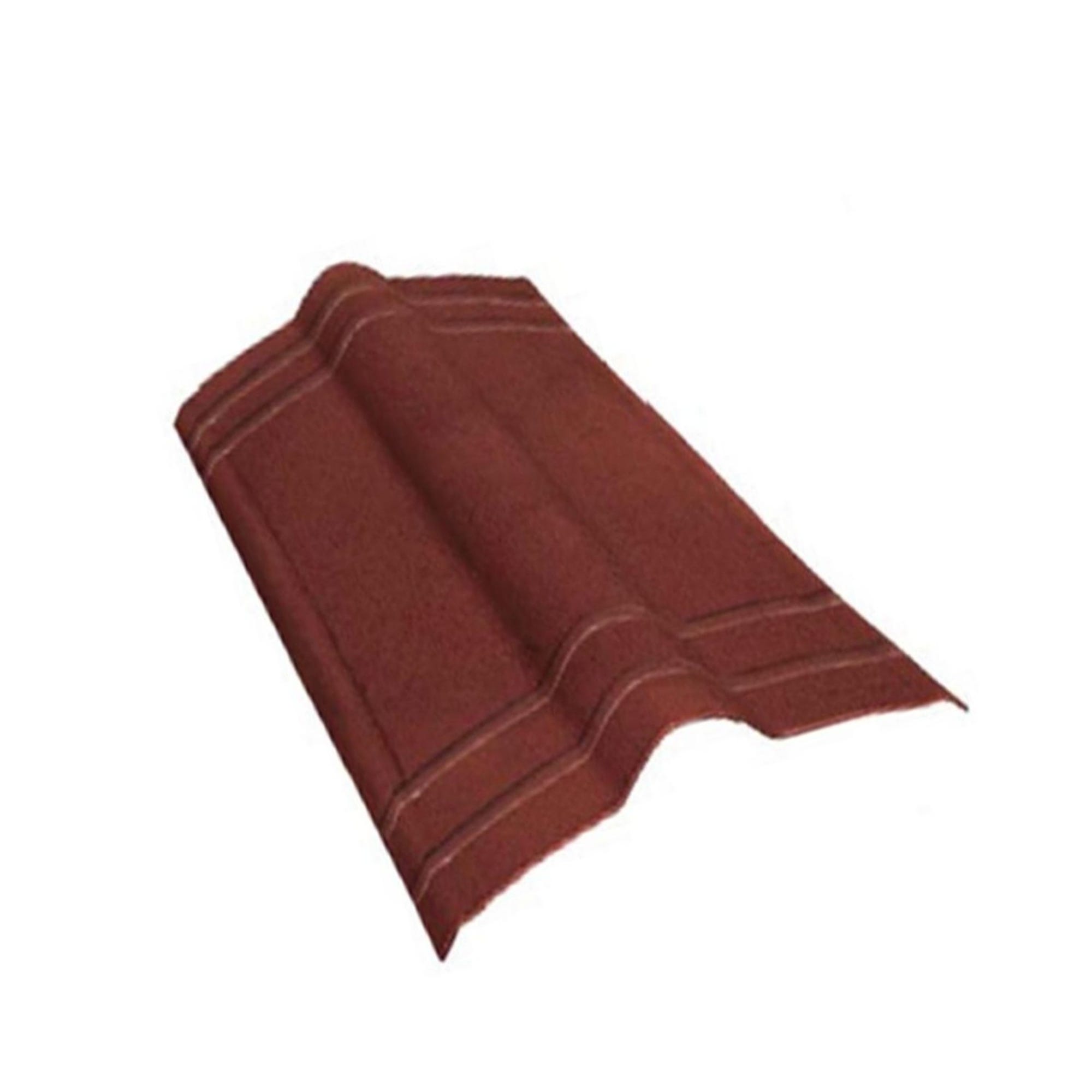 Gąsior kalenicowy Onduline, czerwony wym. 1,00x0,48 m, zakład 12 cm, waga 1,2 kg 1