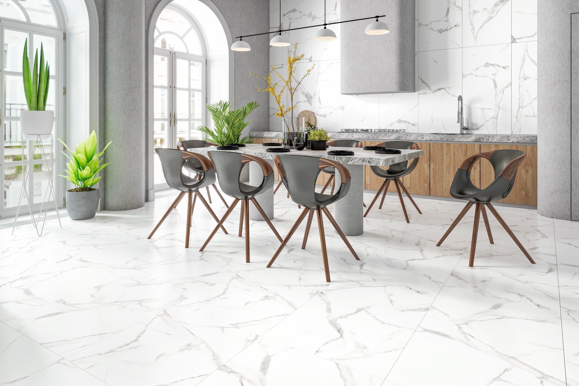 Gres szkliwiony Sicilia White 60x60 cm 1.44 m2 1