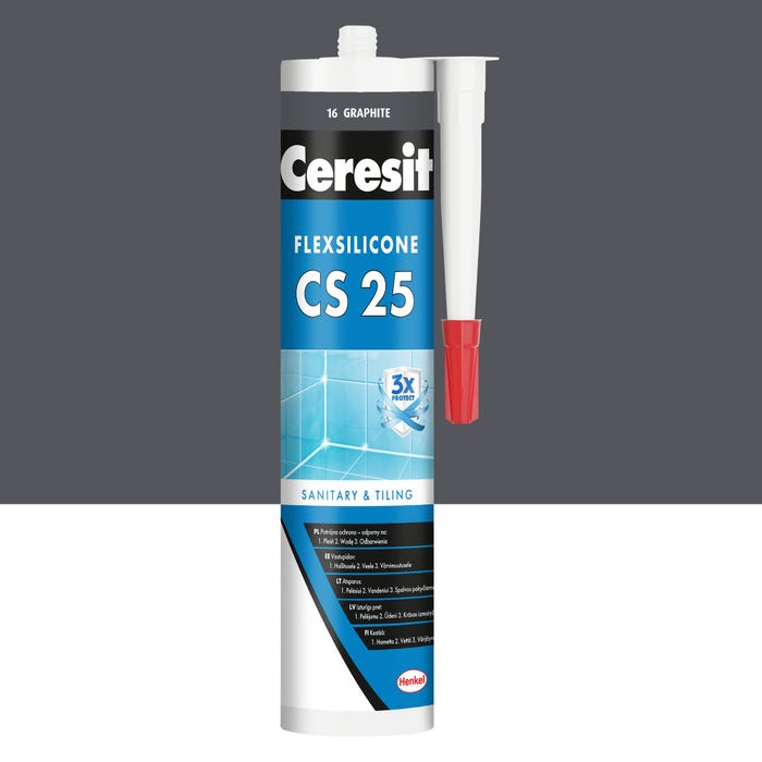 Silikon sanitarny CS25 16 graphite 280 ml