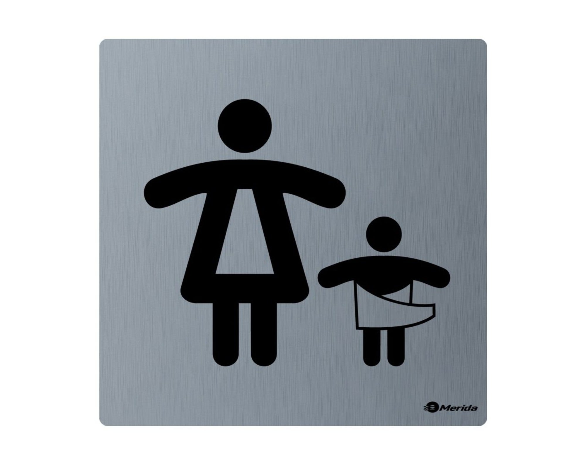 Merida piktogram ze stali nierdzewnej Toaleta Matka z dzieckiem GSM010 0