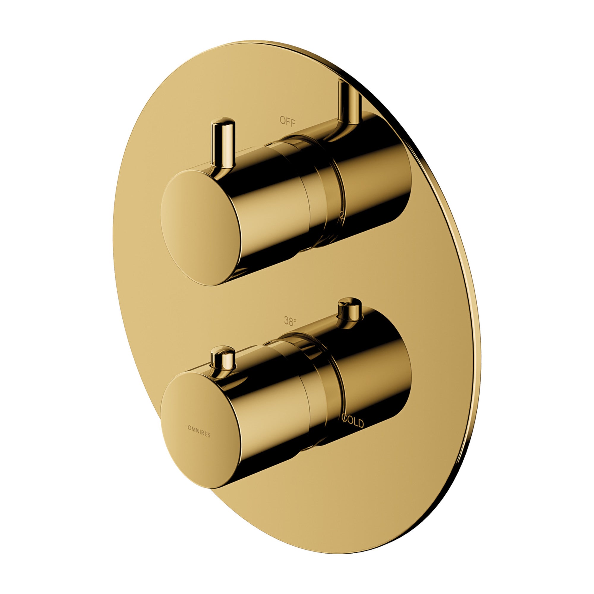 Bateria wannowo-prysznicowa podtynkowa Omnires Y Y1236ROGL