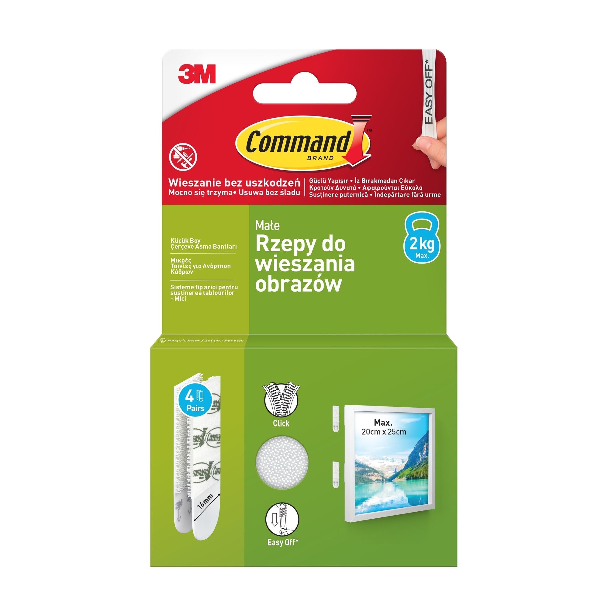 Rzepy Command do obrazów 8 szt. 