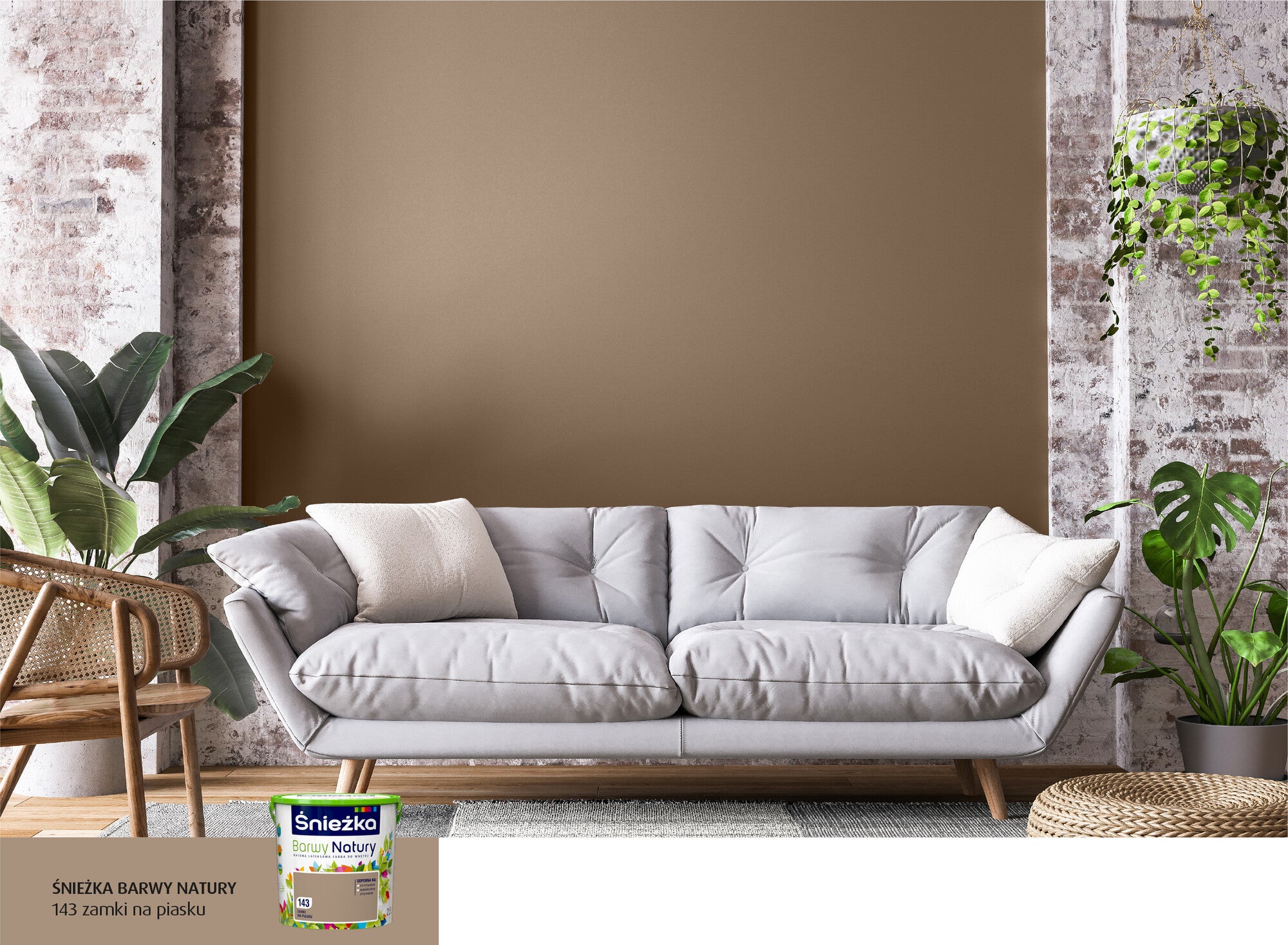 Farba Barwy Natury zamki na piasku 2,5l 1