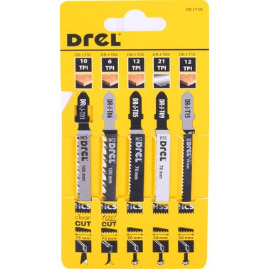 Zestaw brzeszczotów do wyrzynarki typ T, 5 szt. 1