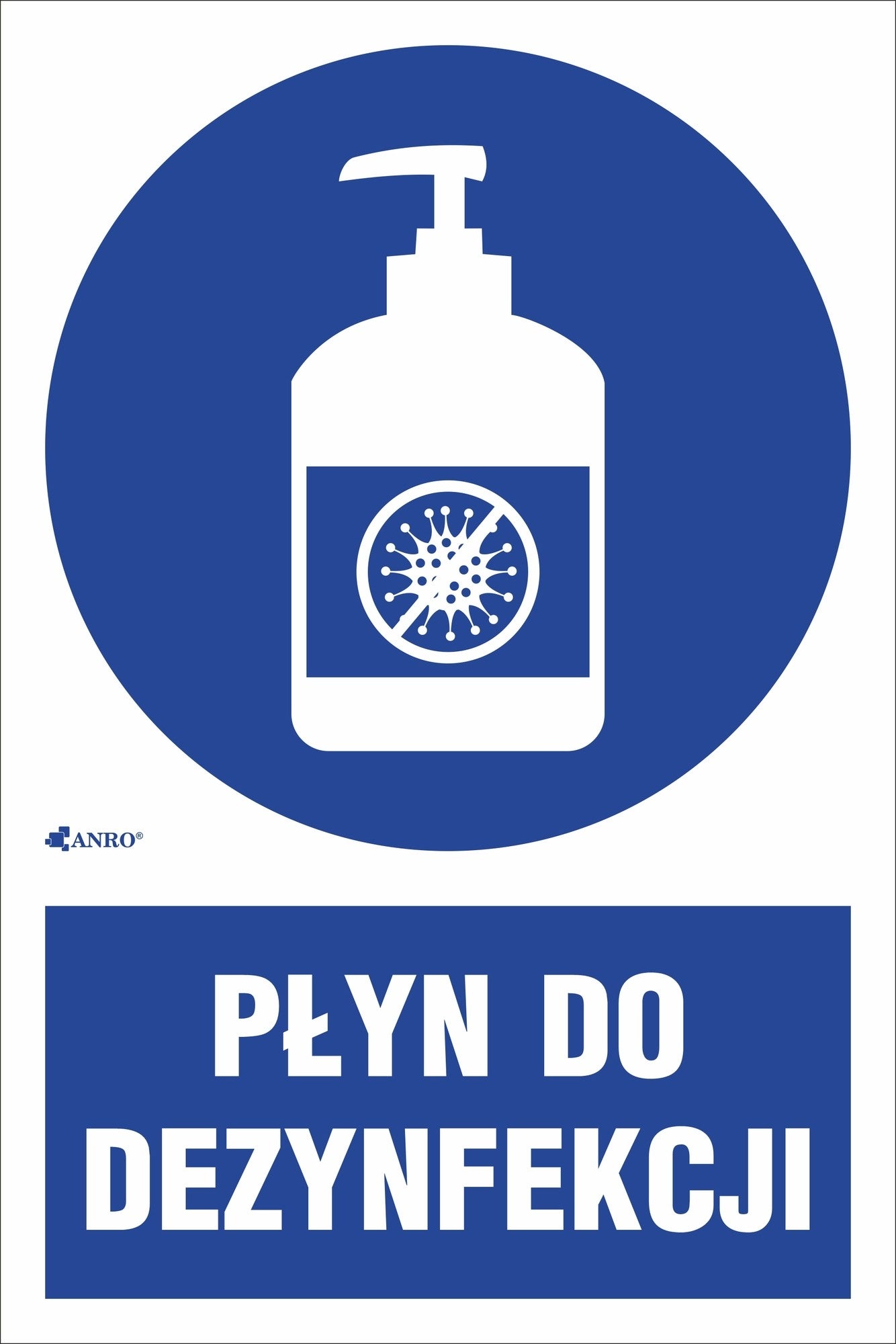 Płyn do dezynfekcji 200x300 mm