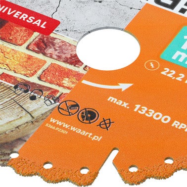 Tarcza diamentowa segmentowa 125x22,2 mm 3